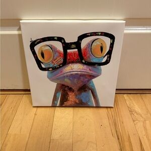 Colorful Chameleon Canvas Art